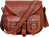 13 Inch Vintage Crossbody Bags, Vintage Leather Satchel for Women, Leather Purse for Women, Brown Crossbody Bag, Tote Bag