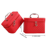 Cosmetic Bag Women Toiletry Bag Organizer Travel Makeup Bag Fashion Top Handle Large Capacity Makeup Case Cosmetic Bag