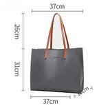 Classic Leather Tote Bag for Women