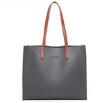 Classic Leather Tote Bag for Women