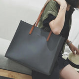 Classic Leather Tote Bag for Women