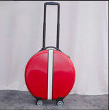 18"Circular Carry-On  Travel Suitcases with Wheels