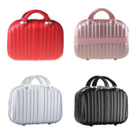 High Quality 14In Cosmetic Case Luggage Small Travel Portable Carrying Suitcase for Makeup F3MD