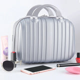 High Quality 14In Cosmetic Case Luggage Small Travel Portable Carrying Suitcase for Makeup F3MD