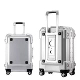 20"24"29Inch Aluminum Frame Rolling Luggage Spinner on Wheel Men Women Carry on Travel Suitcase Trolley Bag