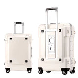 20"24"29Inch Aluminum Frame Rolling Luggage Spinner on Wheel Men Women Carry on Travel Suitcase Trolley Bag