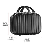 High Quality 14In Cosmetic Case Luggage Small Travel Portable Carrying Suitcase for Makeup F3MD