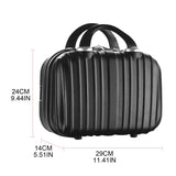 High Quality 14In Cosmetic Case Luggage Small Travel Portable Carrying Suitcase for Makeup F3MD